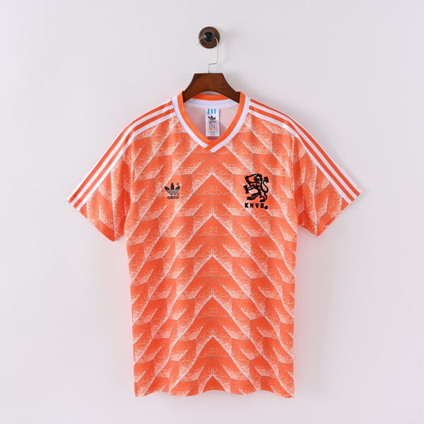 Maillot Pays-Bas Retro Vintage 1988 Domicile Homme