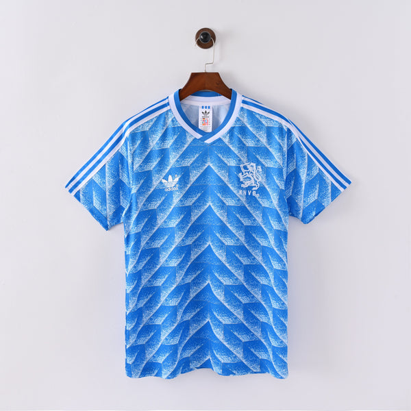 Maillot Pays-Bas Retro Vintage 1988 Exterieur Homme