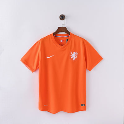 Maillot Pays-Bas Retro Vintage 2014 Domicile Homme