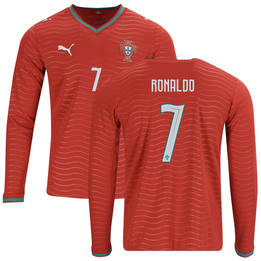 Maillot Portugal Manche Longue Ronaldo 7 Homme Domicile 2026 2027