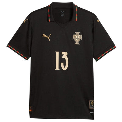 Maillot Portugal Enfant Kit 2025 2026 Edition Speciale Eusebio Noir