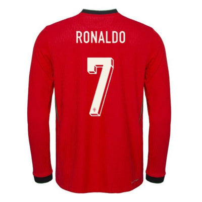 Maillot Portugal Ronaldo Domicile Manches Longues 2024 2025 Homme