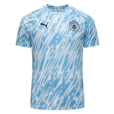 Maillot Training Pre Match Manchester City Homme/Enfant 2025 2026 Bleu | Foot Sport