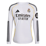 Maillot Real Madrid Manches Longues Domicile Homme Blanc 2025 2026 | Foot Sport 1