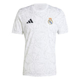 Maillot Pre Match Training Real Madrid Blanc Homme/Enfant 2024 2025 | Foot Sport 1
