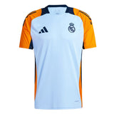 Maillot Pre Match Training Real Madrid Bleu Clair Homme/Enfant 2024 2025 | Foot Sport 1
