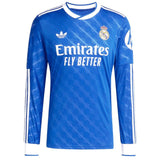 Maillot Mbappe Real Madrid Third Manches Longues Bleu Homme 2025 2026 2