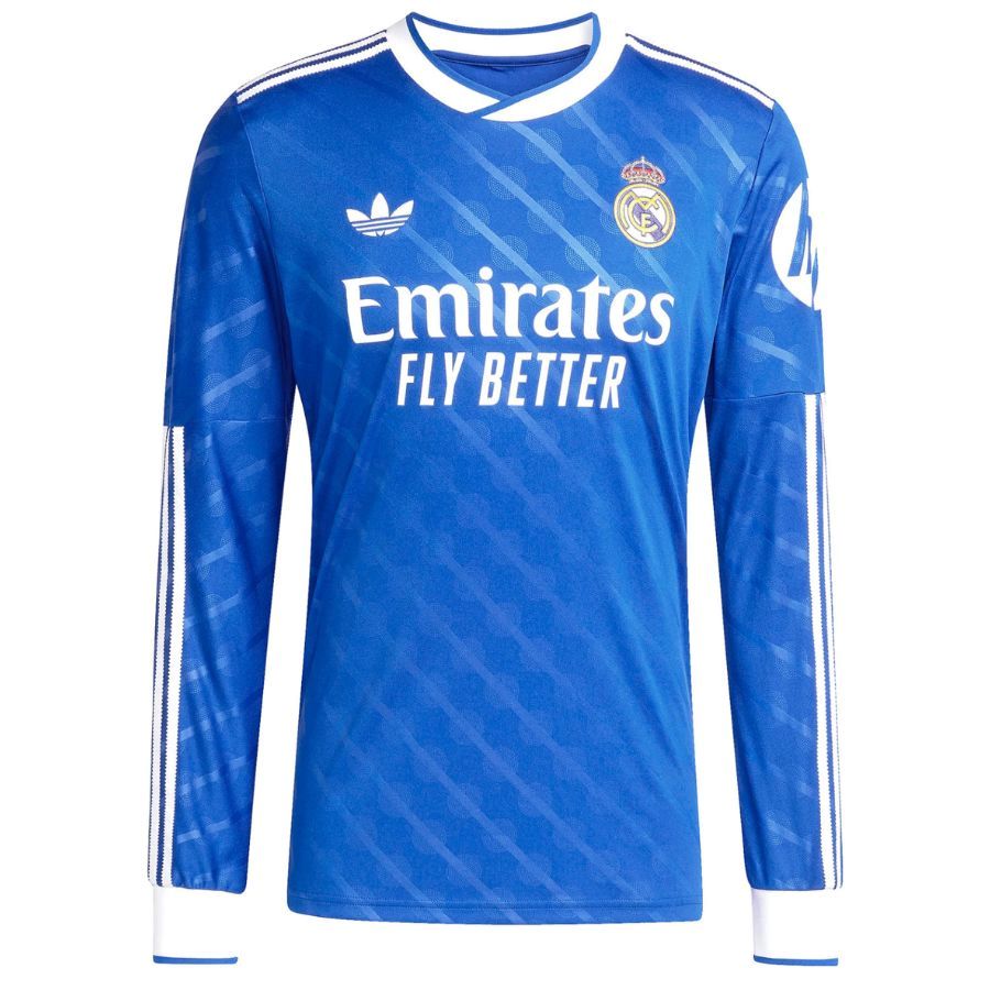 Maillot Real Madrid Third Manches Longues Bleu Homme 2025 2026 | Foot Sport