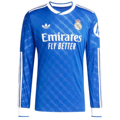 Maillot Real Madrid Third Manches Longues Bleu Homme 2025 2026 | Foot Sport