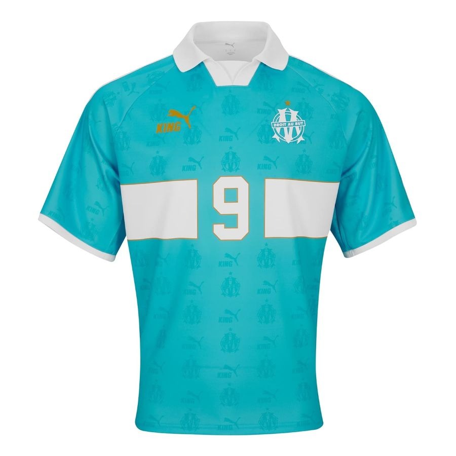 Maillot Marseille Retro King Bleu Homme