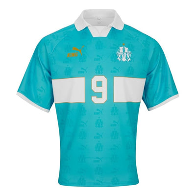 Maillot Marseille Retro King Bleu Homme