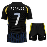 Maillot Ronaldo Al Nassr Kit Enfant Exterieur 2024-2025 Noir 1