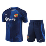 Maillot Training FC Barcelone Bleu Homme/Enfant 2023 2024 | Foot Sport 1