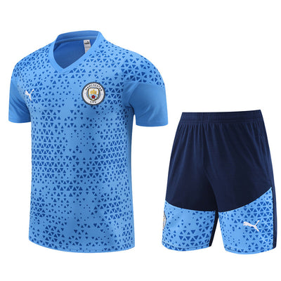 Maillot Training Manchester City Bleu Homme/Enfant 2023-2024 | Foot Sport