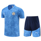 Maillot Training Manchester City Bleu Homme/Enfant 2023-2024 | Foot Sport 1