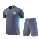 Maillot/Short entraînement Manchester City Gris 2024/25 | Foot Sport 1