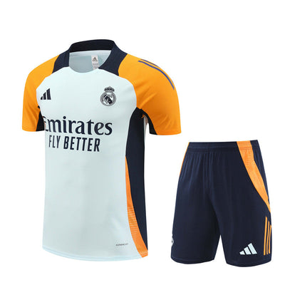 Maillot Training Real Madrid Bleu Orange Homme/Enfant 2024-2025 | Foot Sport