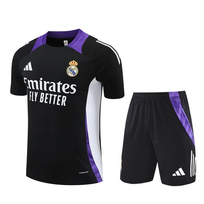 Maillot Training Real Madrid Noir Violet Homme/Enfant 2024-2025 | Foot Sport