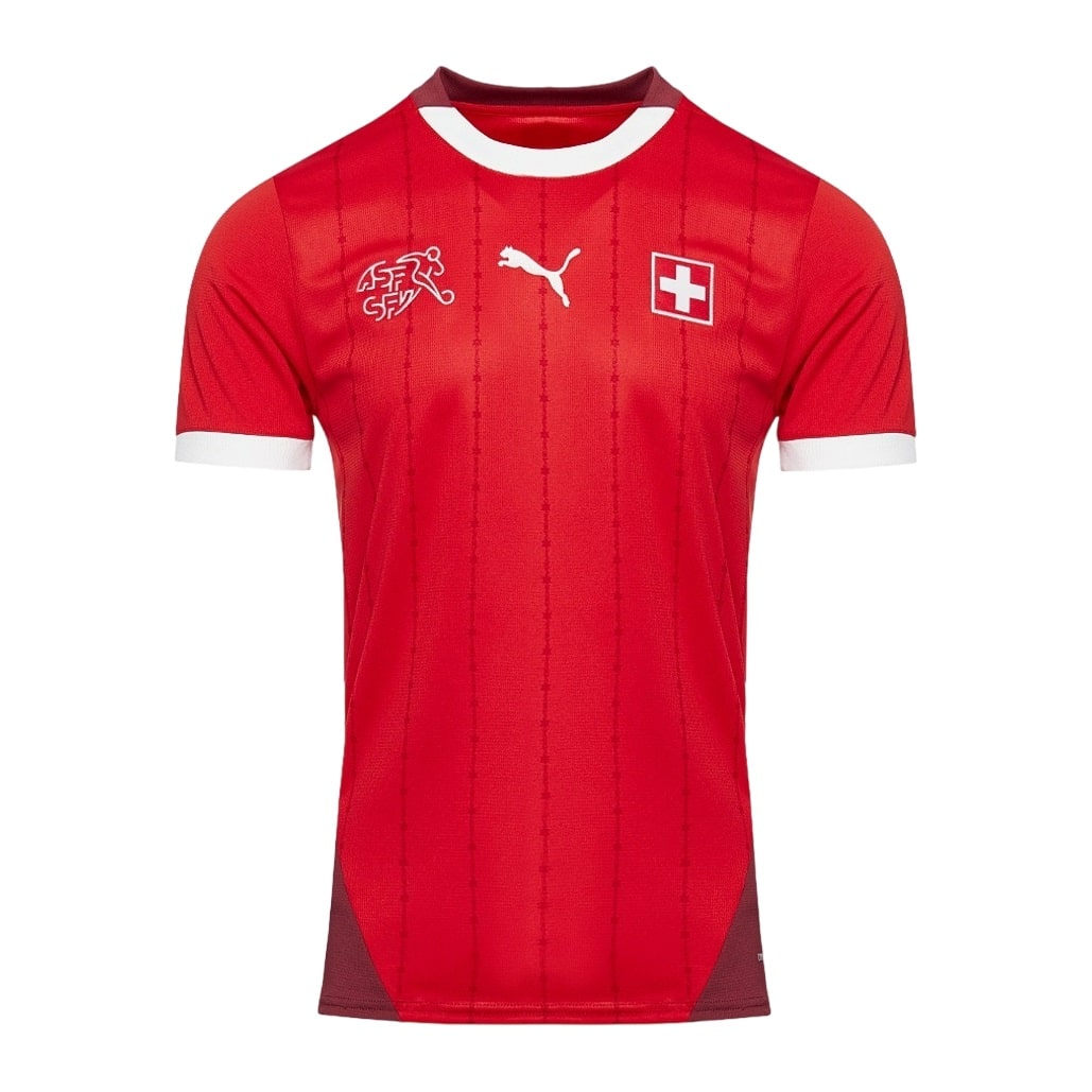 Maillot Suisse Homme Domicile Euro 2024 2025 | Foot Sport