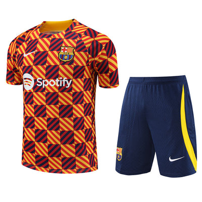 Maillot Training Barcelone Orange Homme/Enfant 2023-2024 | Foot Sport