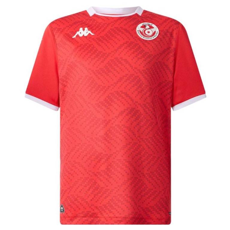Maillot Tunisie Rouge Domicile Homme Coupe du Monde 2025 2026