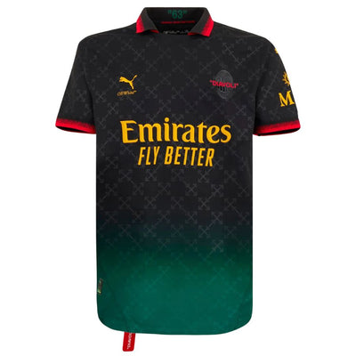 Maillot Milan AC Fourth Off-White Homme 2024 2025 Noir | Foot Sport