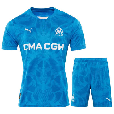 Maillot Kit Enfant Gardien Marseille 2024 2025 Bleu | Foot Sport