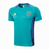 Ensemble Maillot Short Ajax Amsterdam Homme/Enfant 2024 2025 Bleu Ocean 3