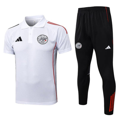 Polo Ajax Amsterdam Homme 2025 2026 Blanc