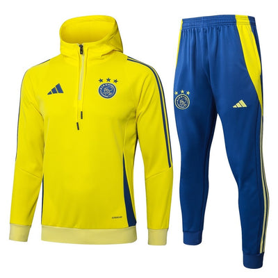 Survetement Ajax Amsterdam Sweat Homme/Enfant 2024 2025 Jaune