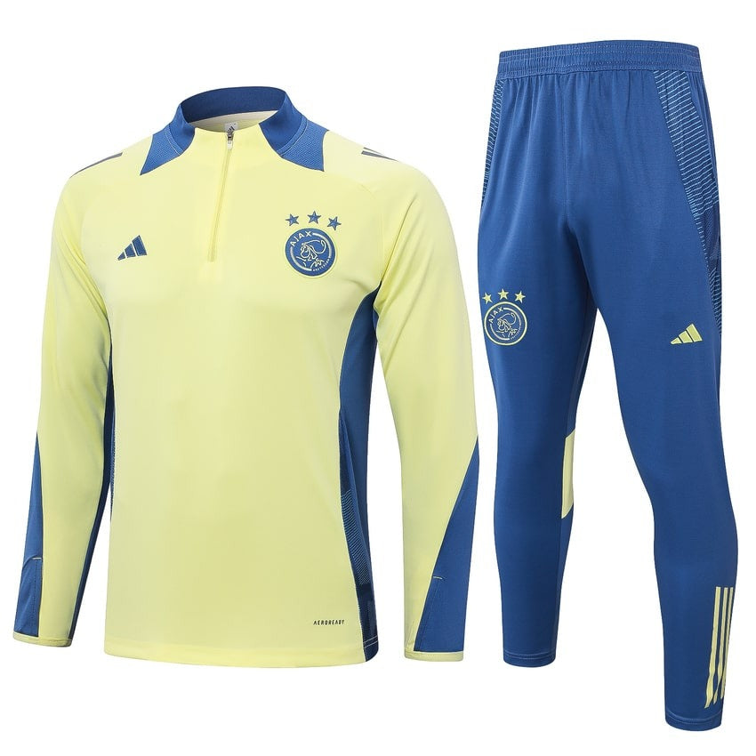 Survetement Ajax Amsterdam Training Homme/Enfant 2024 2025 Jaune