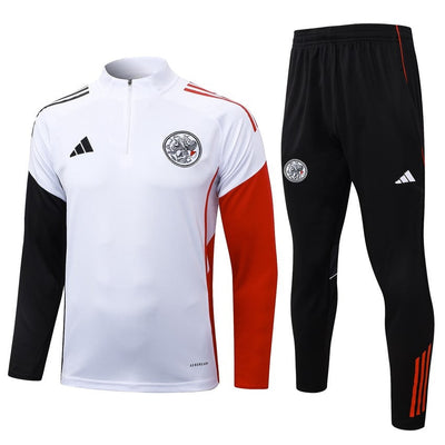 Survetement Ajax Amsterdam Training Homme/Enfant 2025 2026 Blanc