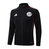 Survetement Ajax Amsterdam Veste Homme/Enfant 2025 2026 Noir Sombre 3