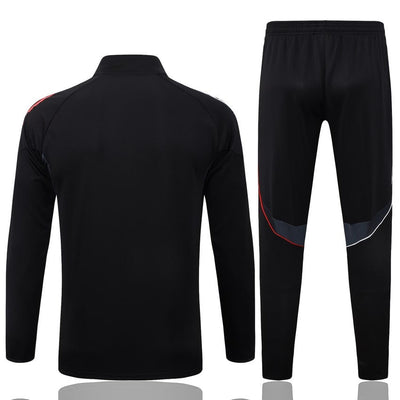 Survetement Ajax Amsterdam Veste Homme/Enfant 2025 2026 Noir Sombre