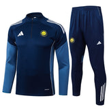 Survetement Al Nassr Veste Homme/Enfant 2025 2026 Bleu Sombre 1