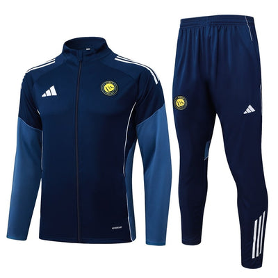 Survetement Al Nassr Training Homme/Enfant 2025 2026 Bleu Sombre