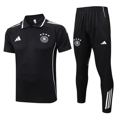 Polo Allemagne Homme 2025 2026 Noir