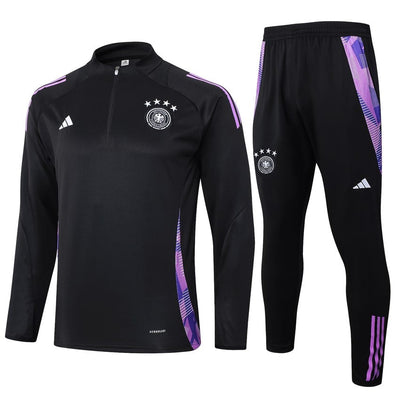 Survetement Allemagne Training Homme/Enfant 2024 2025 Noir