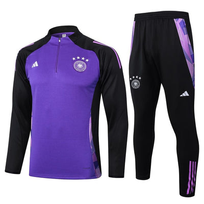 Survetement Allemagne Training Homme/Enfant 2024 2025 Noir Violet