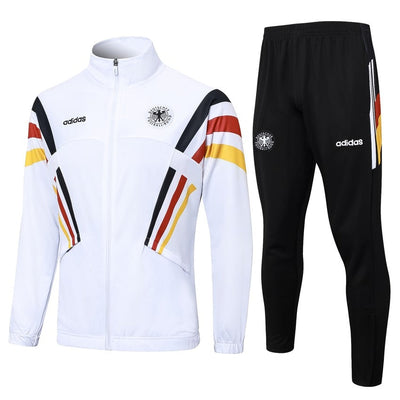 Survetement Allemagne Veste Homme/Enfant 2024 2025 Blanc Motif