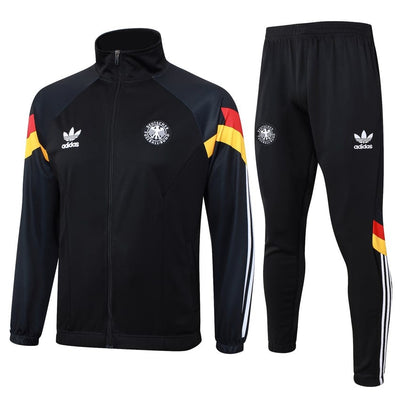 Survetement Allemagne Veste Homme/Enfant 2024 2025 Noir Foncé