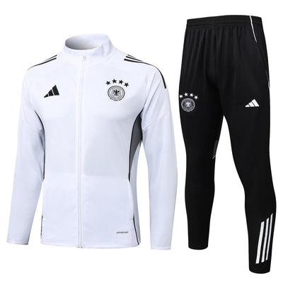 Survetement Allemagne Veste Homme/Enfant 2025 2026 Blanc Noir
