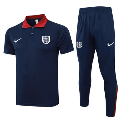 Polo Angleterre Homme 2024 2025 Bleu Foncé