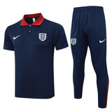 Polo Angleterre Homme 2024 2025 Bleu Foncé 1