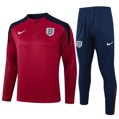 Survetement Angleterre Training Homme/Enfant 2024 2025 Rouge