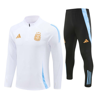 Survetement Argentine Training Homme/Enfant 2024 2025 Blanc