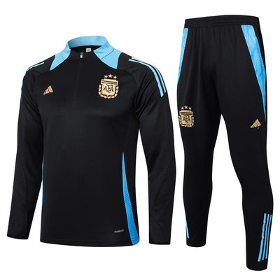 Survetement Argentine Training Homme/Enfant 2024 2025 Noir
