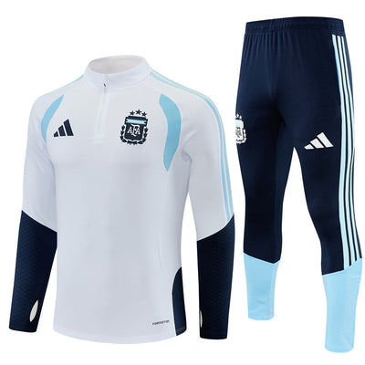 Survetement Argentine Training Homme/Enfant 2026 2027 Blanc