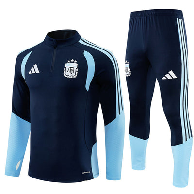 Survetement Argentine Training Homme/Enfant 2026 2027 Bleu Royal