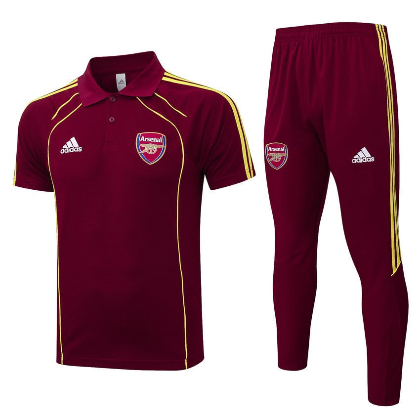 Polo Arsenal Homme 2025 2026 Rouge Foncé | Foot Sport